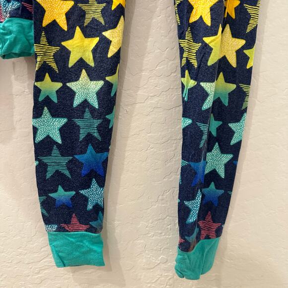 Little Sleepies Blue Star Bamboo Pajamas - Picture 5 of 8